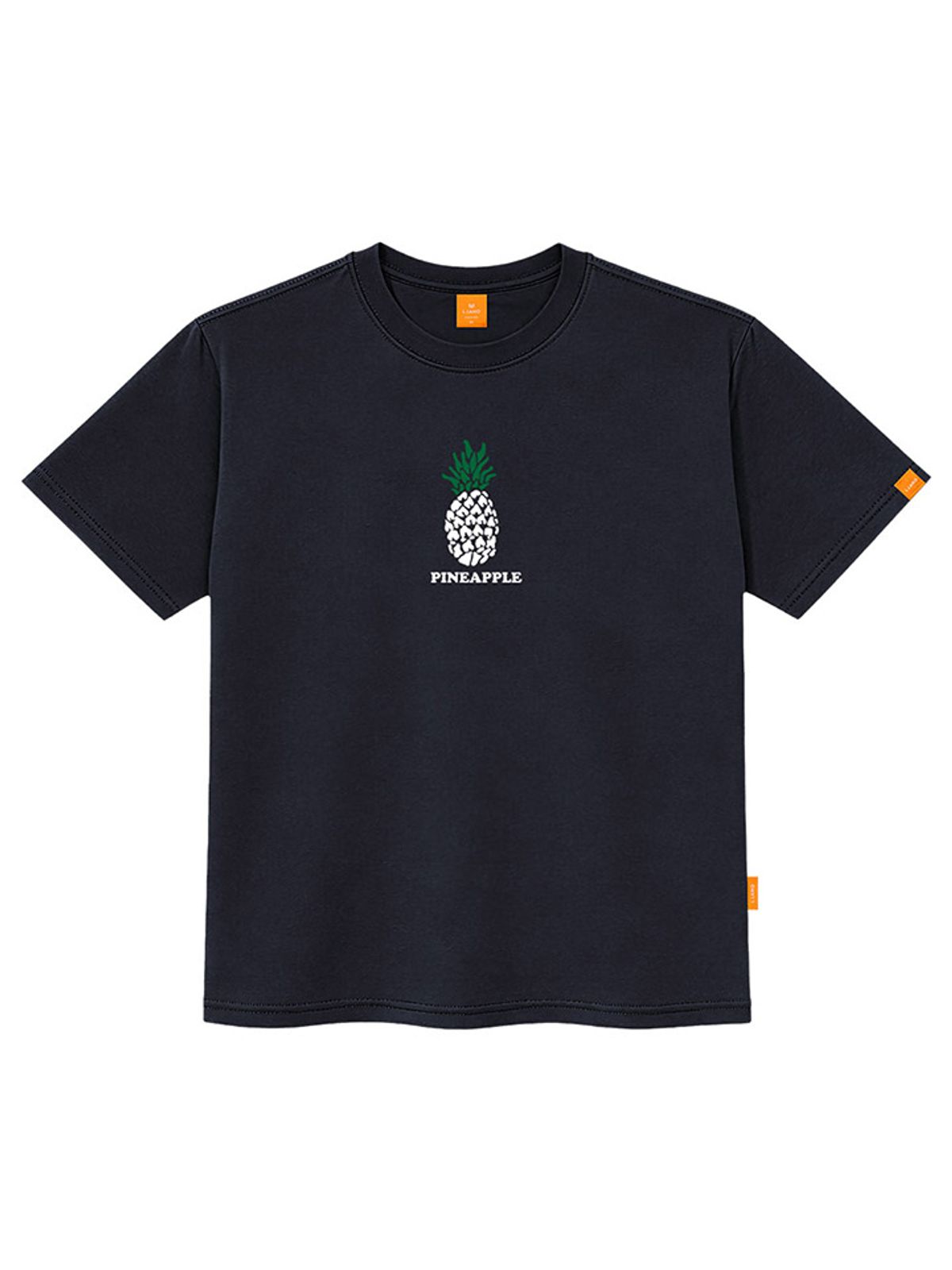 엘라모(LLAMO) 파인애플 반팔티셔츠 남녀공용 빅사이즈 S~4XL