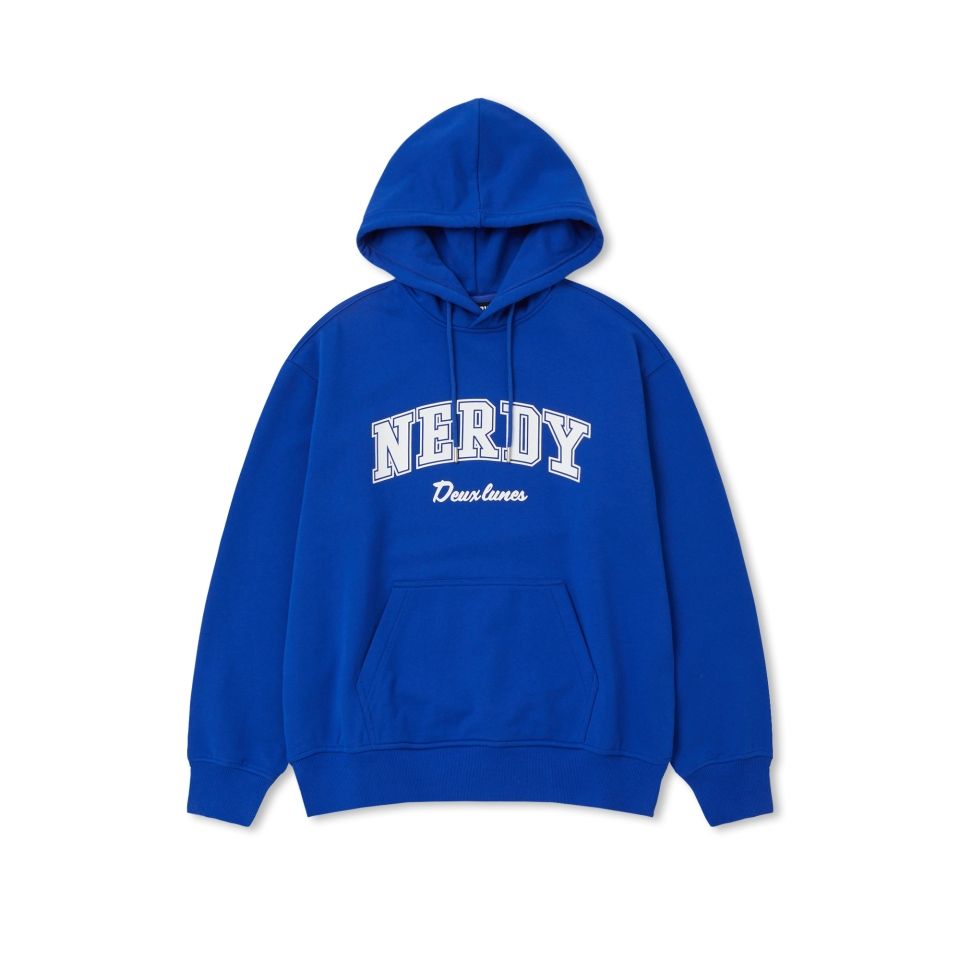 [ NERDY ]★韓国人気★Outline Arch Logo Sweatshirt MUSINSA公式 | NERDY Outline Arch Logo Hoodie Blue
