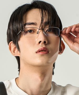 티타늄 긱시크 투명 블루레이 차단 검정테 글라스 안경 [BMDTG] MEN ver.