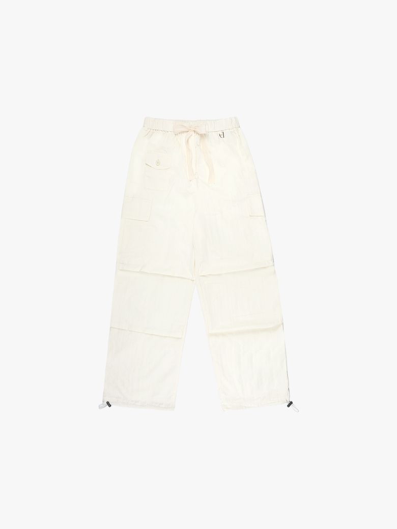 COOL PARACHUTE CARGO PANTS_IVORY