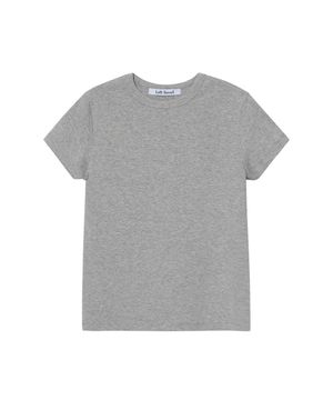 코튼 슬림 티셔츠 [그레이]