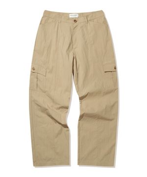 버튼 카고 슬랙스 [베이지]