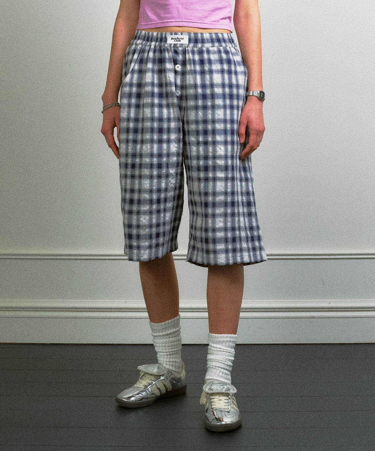 리트리버클럽(RETRIEVER CLUB) WIDE TRUNK PANTS [BLUE]