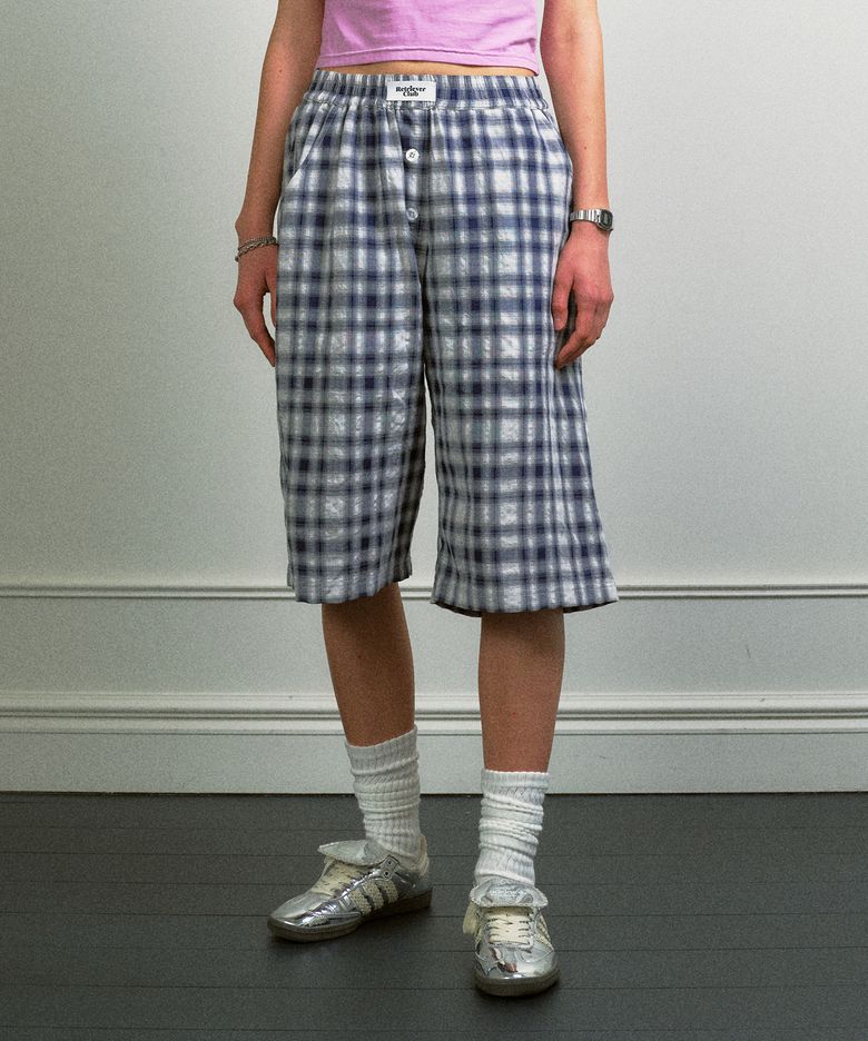 WIDE TRUNK PANTS [BLUE]