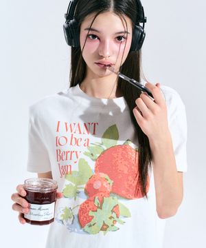 베리 드림 그래픽 티셔츠 [WHITE]