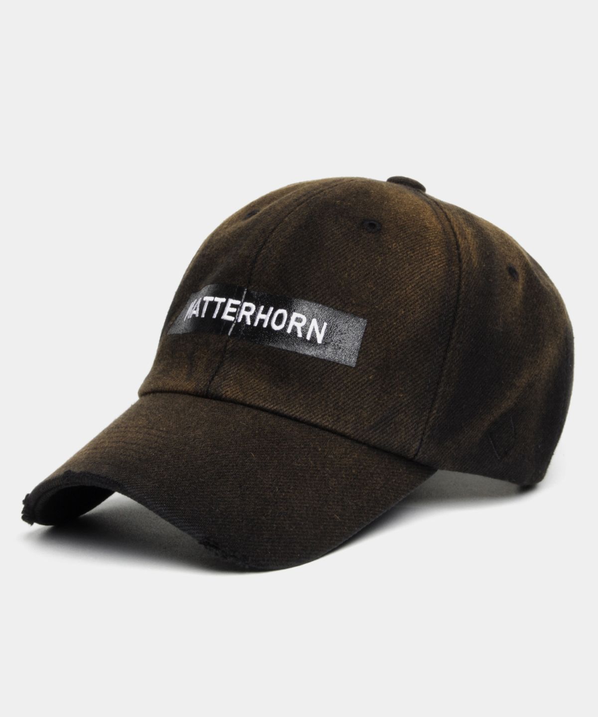 플래토(PLATEAU) 더티 워싱 볼캡 MATT VTG CAP BLACK