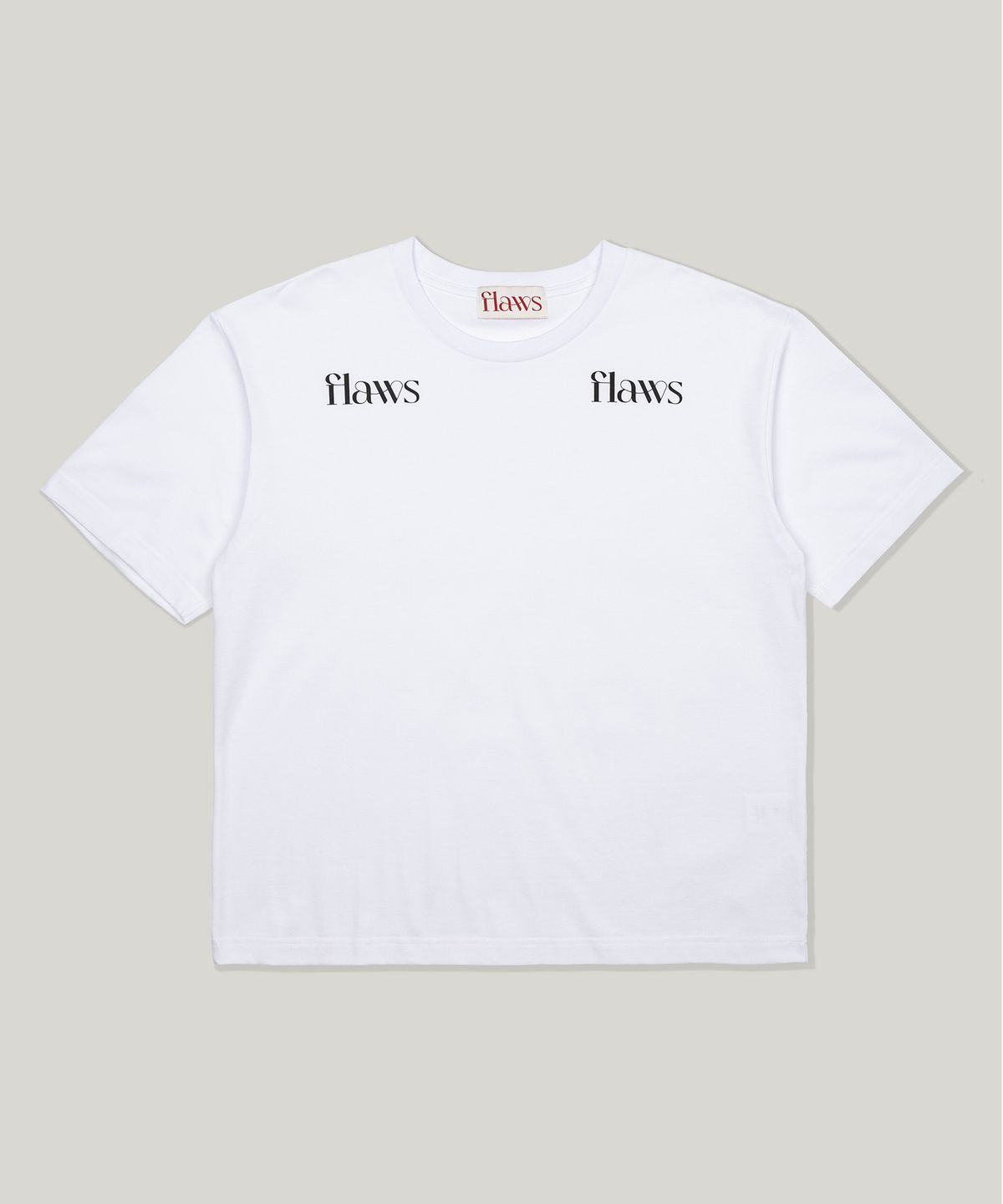 플로즈룸(FLAWSROOM) Flaws Silket T-shirts [WHITE]