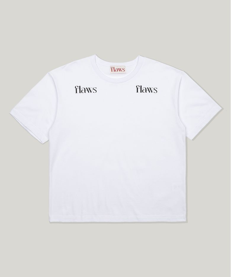 Flaws Silket T-shirts [WHITE]