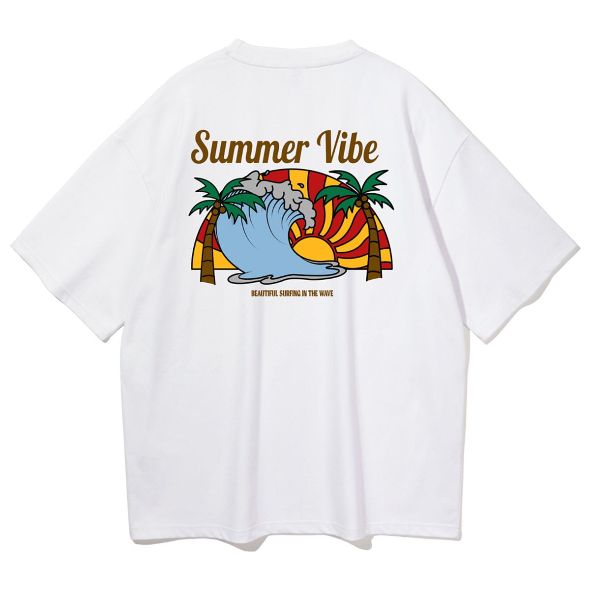 앨빈클로(ALVINCLO) SUMMER VIBE 오버핏 반팔티 AST4519 (3 COLOR)