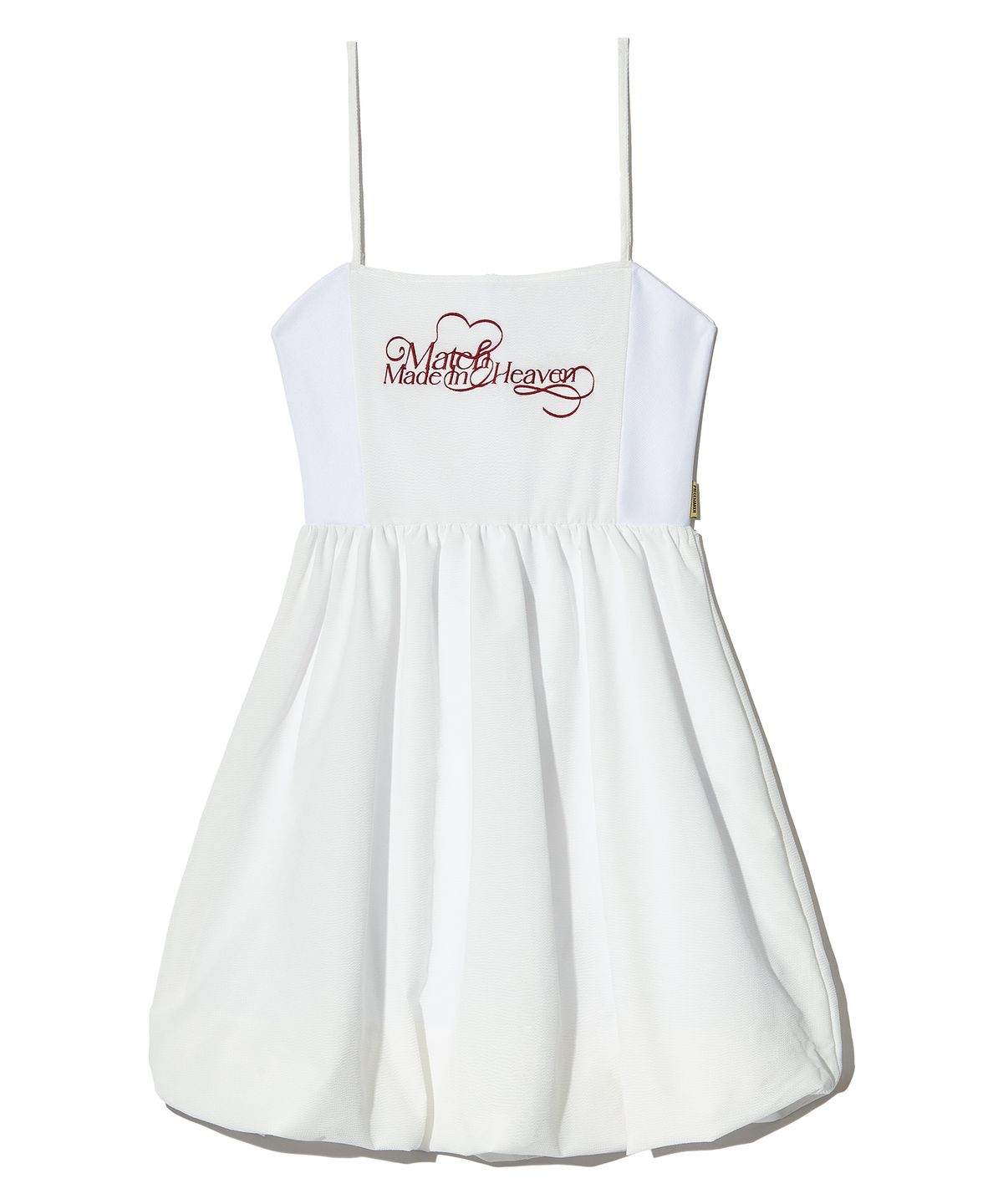 피스메이커(PIECE MAKER) HEAVEN SEERSUCKER BALLOON ONEPIECE (WHITE)