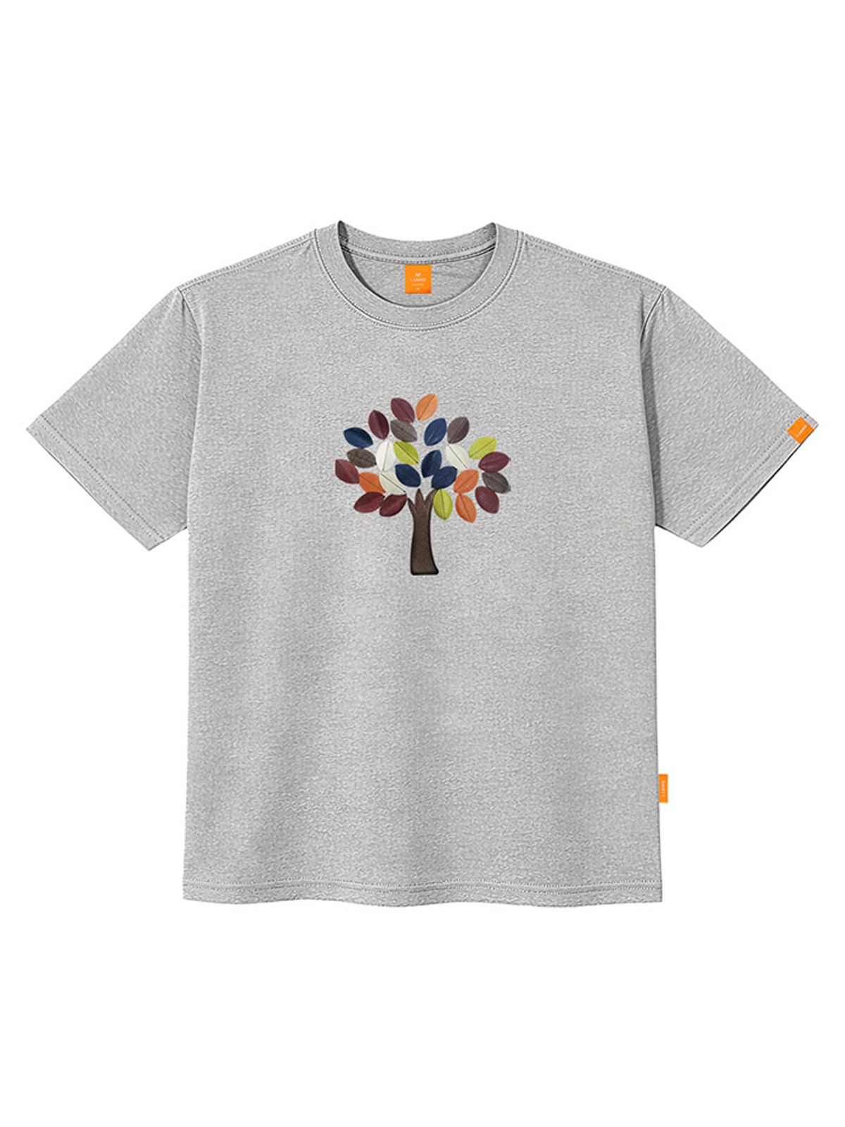 엘라모(LLAMO) 메이플 반팔티셔츠 남녀공용 빅사이즈 S~4XL