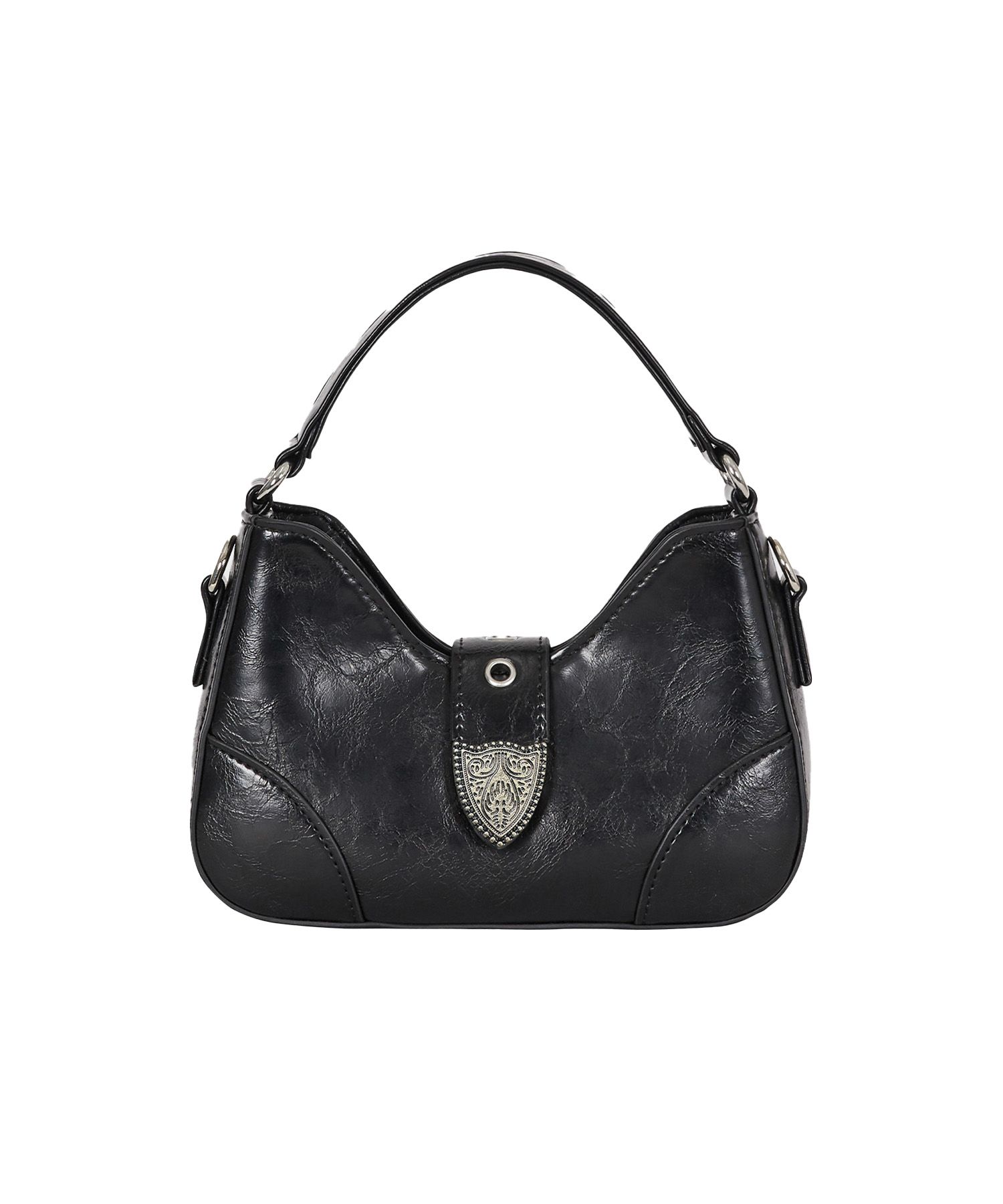 ◇ILLIGO◇ belt mini bag black MUSINSA | ILLIGO Belt Mini Bag Black
