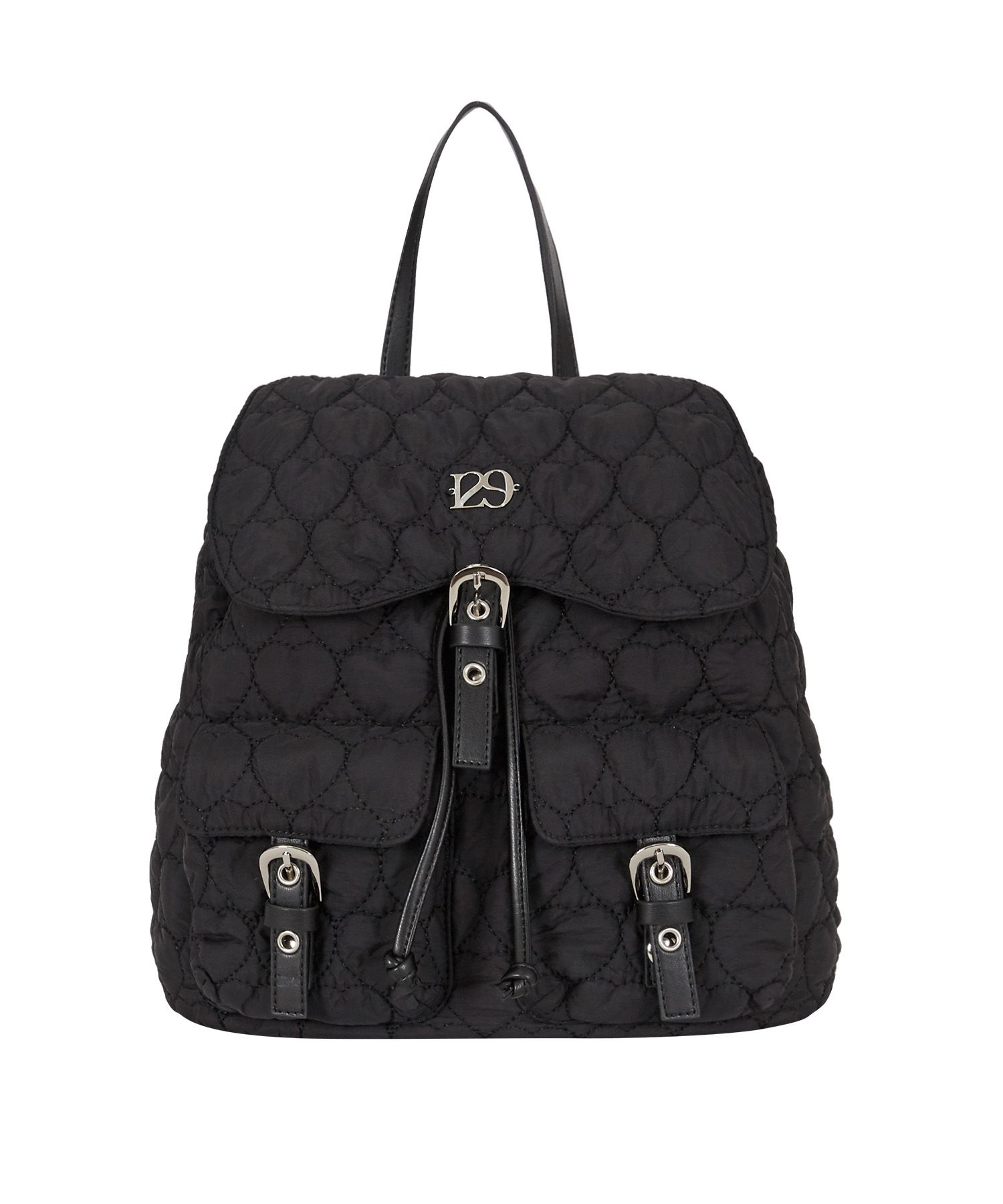 ◇ILLIGO◇ Heart Quilted Backpack Black MUSINSA公式 | ILLIGO Heart Quilting Backpack Black