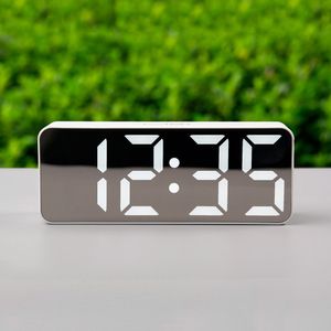 LED 슬림 미러 탁상시계