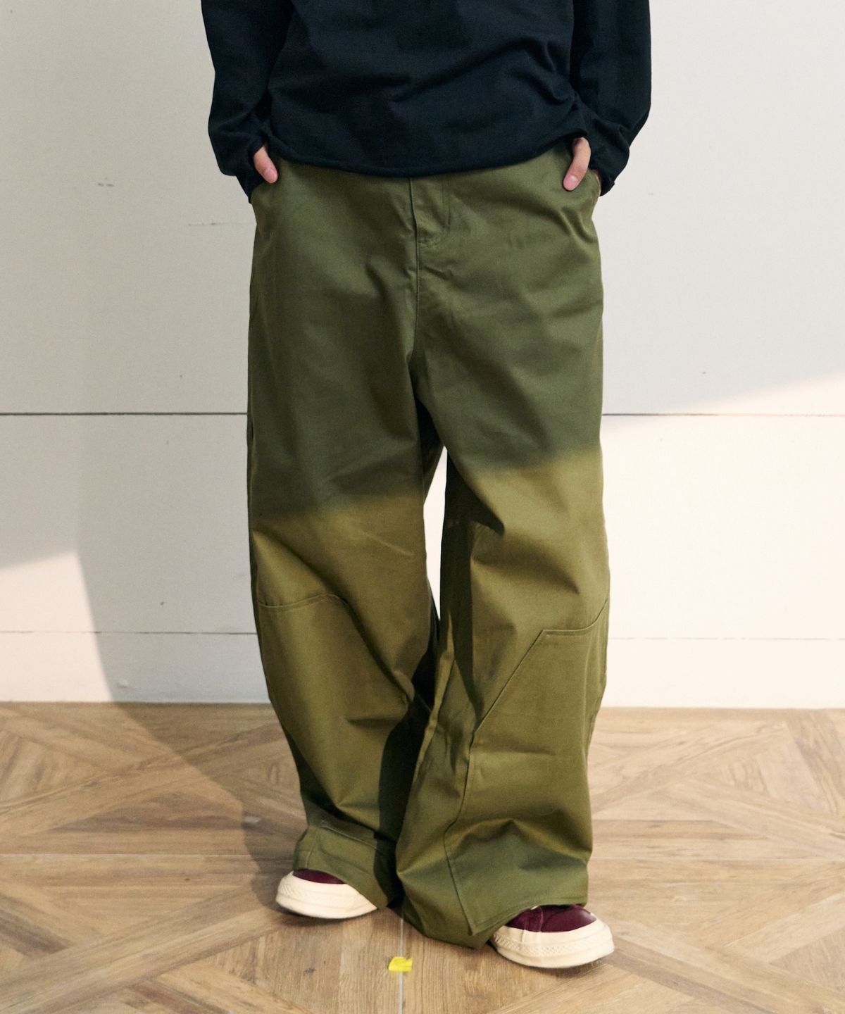 이스트서비스샵(eastserviceshop) ESS Cotton Carpenter Pants - Khaki