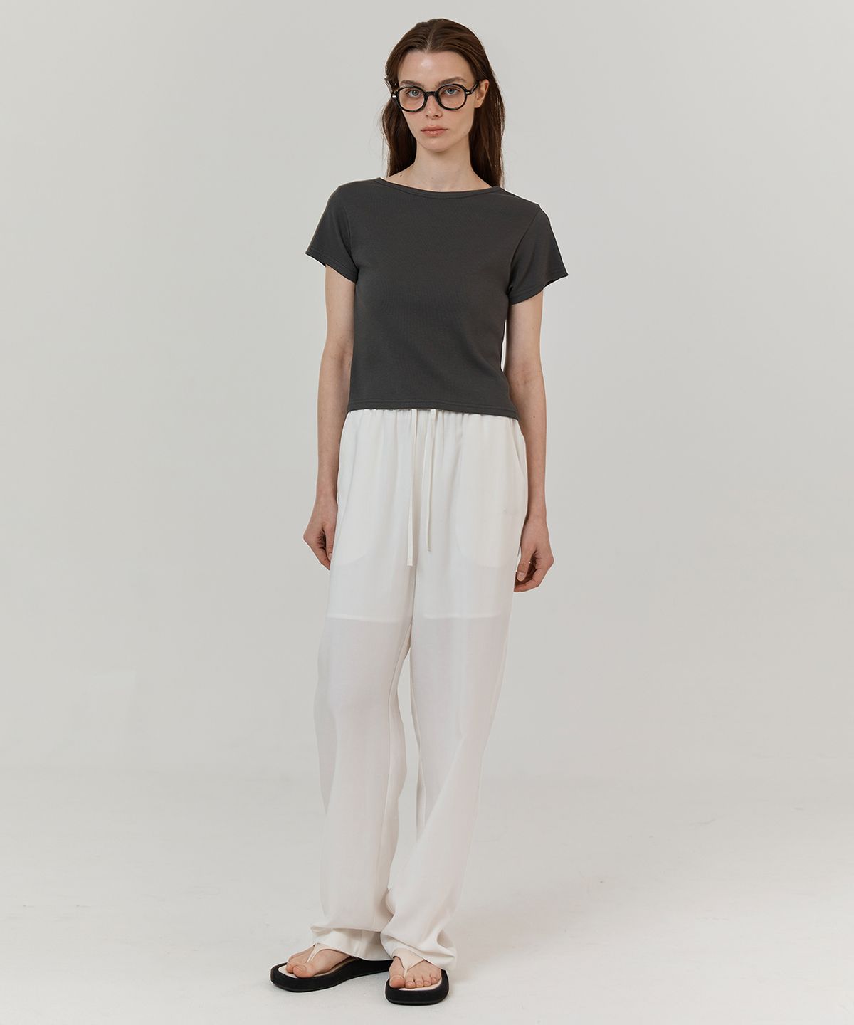 하우스 오브 폰드(HOUSE OF POND) Linen resort pants (Ivory)