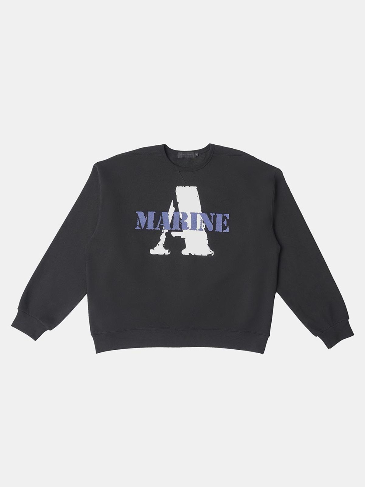 아카이브갤러리(ARCHIVE GALLERY) Marine Sweat Shirt Black