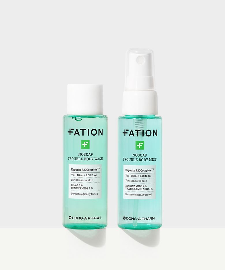 노스카나인 트러블 바디 2종 키트(워시 40ml+미스트 35ml)