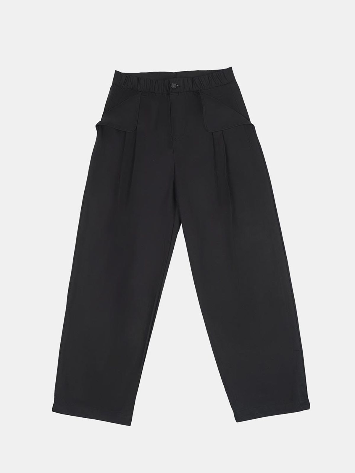 아카이브갤러리(ARCHIVE GALLERY) wide two-tuck pants Black