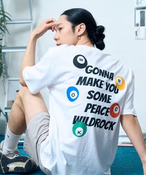 와일드 포켓볼 반팔 티셔츠_화이트