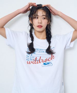 와일드 스튜디오 반팔 티셔츠_화이트