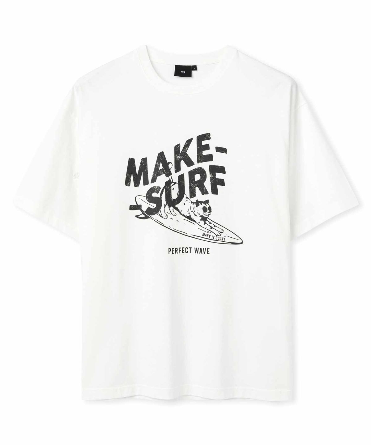 더블유엠씨(WMC) 서프 캣 티셔츠_WHITE
