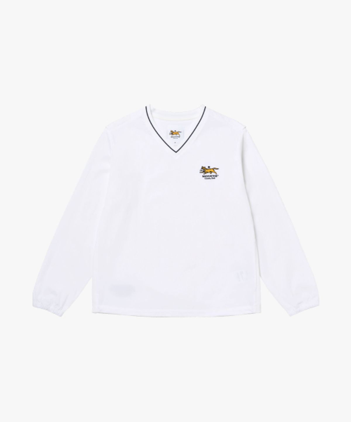 매드캐토스 컨트리클럽(MADCATTOS COUNTRY CLUB) MCC W WOVEN V-NECK ANORAK-WHITE
