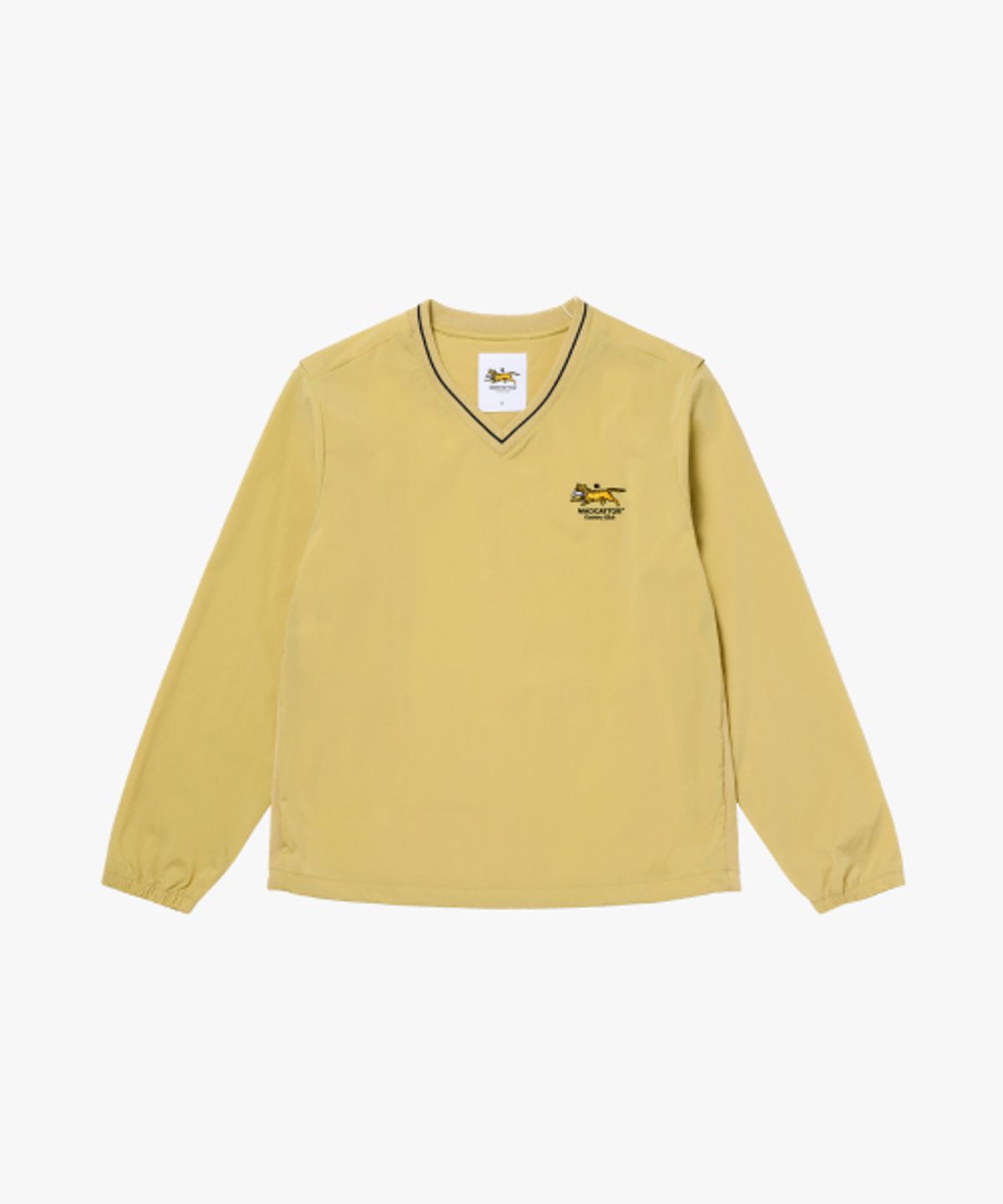 매드캐토스 컨트리클럽(MADCATTOS COUNTRY CLUB) MCC W WOVEN V-NECK ANORAK-LIGHT YELLOW