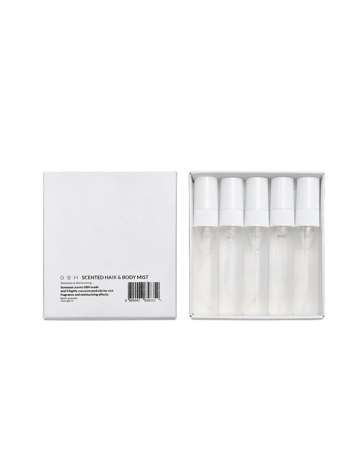 지비에이치 코스메틱(GBH COSMETICS) 센티드 헤어 & 바디 미스트 디스커버리 키트