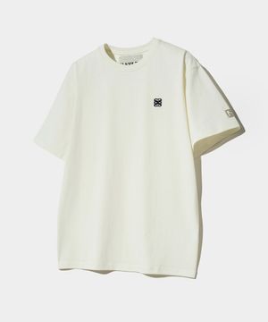 클래식 스몰 로고 반팔 티셔츠 리조트 아이보리