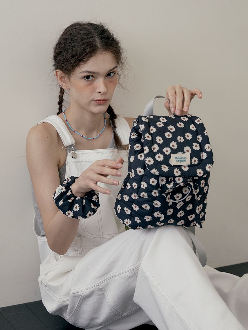★AESPA ウィンター着用★ maison creme Pillow Backpack BLUE MUSINSA | MAISON CREME Pillow Backpack _ black