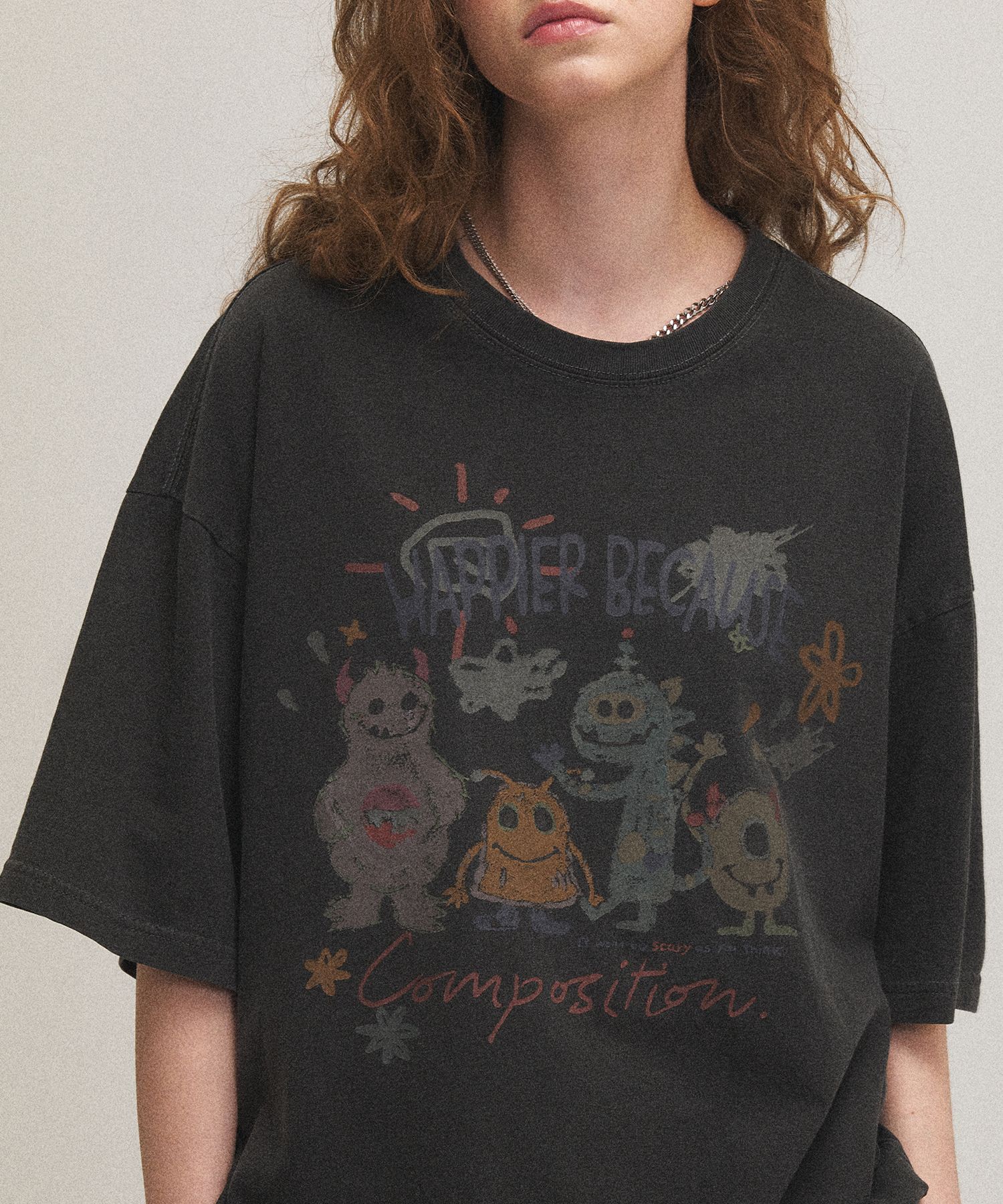 MUSINSA | CPGN STUDIO Happy Day Pigment Short Sleeve T-shirt