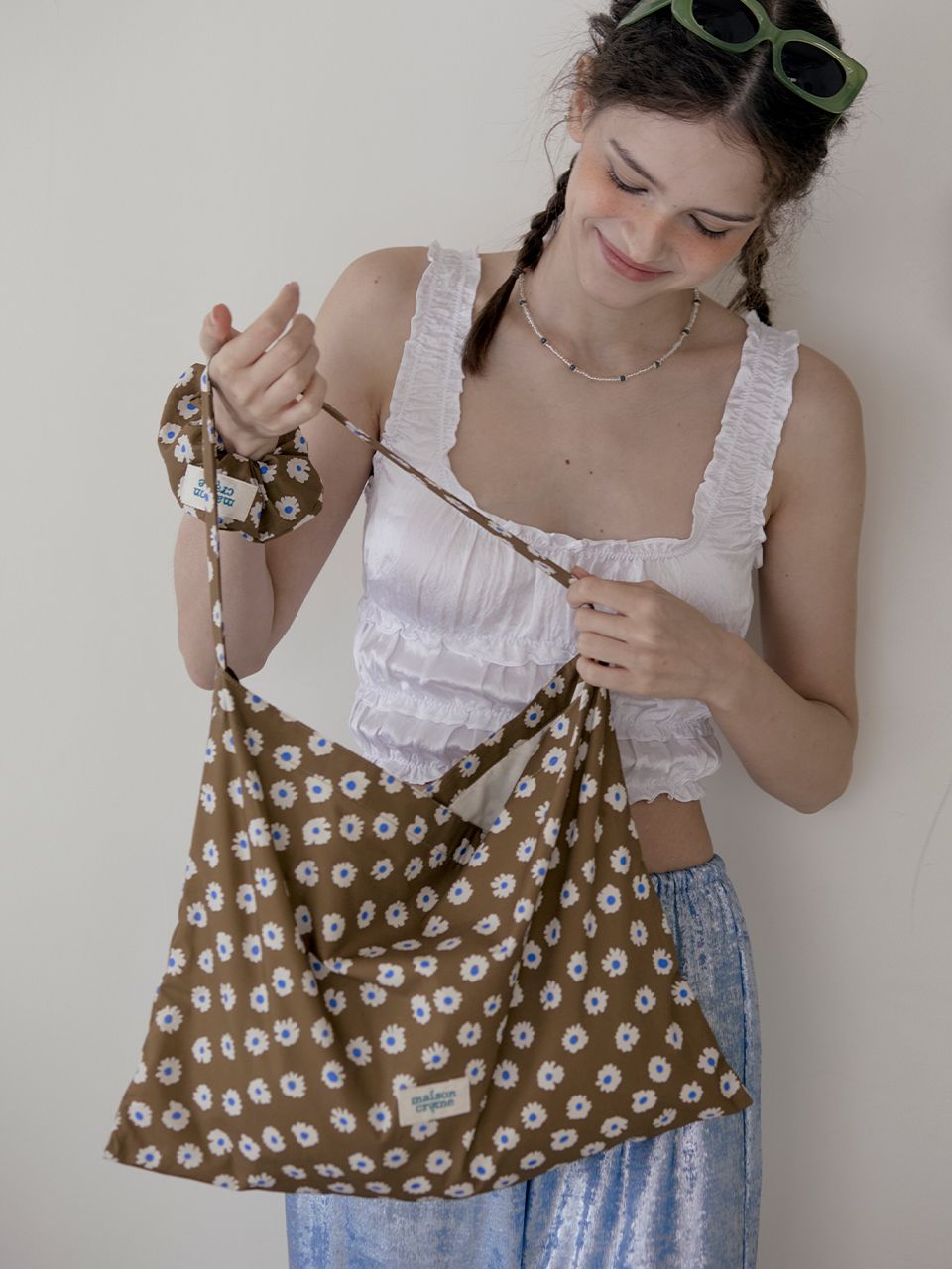 maison creme☆Floral eco bag Floral eco bag _ Paisley
