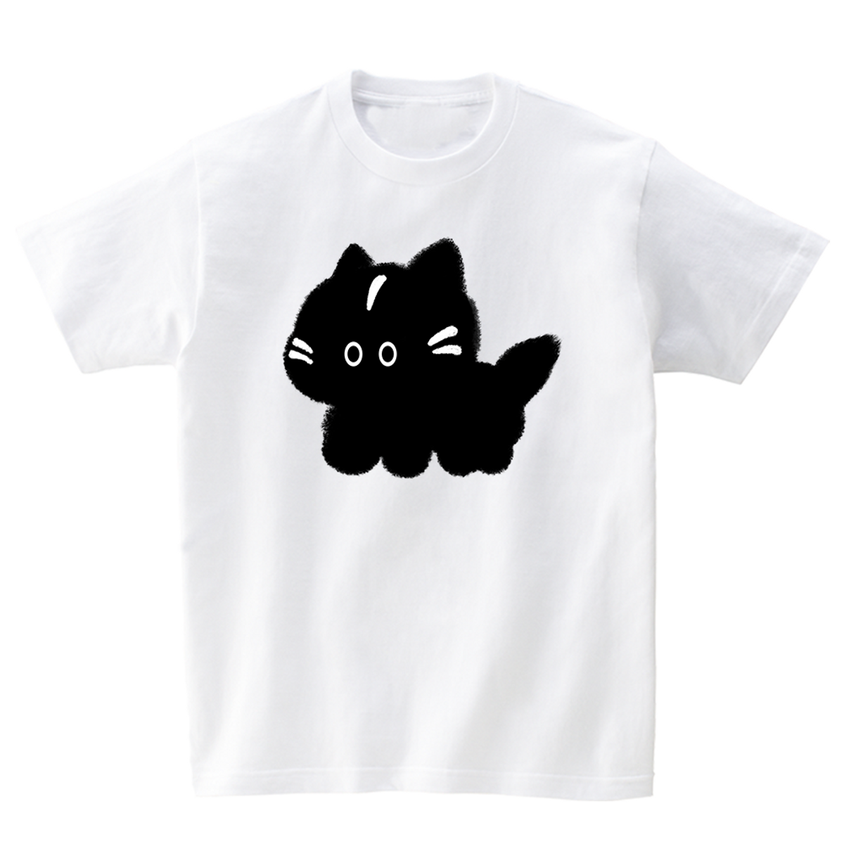 어썸어스(AWESOMEUS) A STRIPED BLACK CAT T-SHIRTS_4COLOR