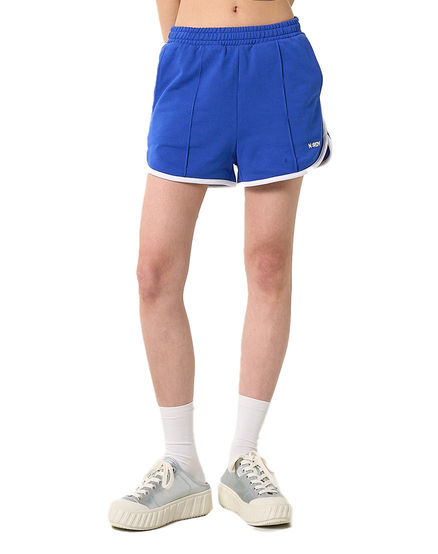 MUSINSA | NERDY Women's Blank Logo Dolphin Shorts Royal Blue