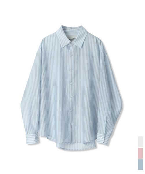 Cencel See-Through Classic Shirt - 6COL