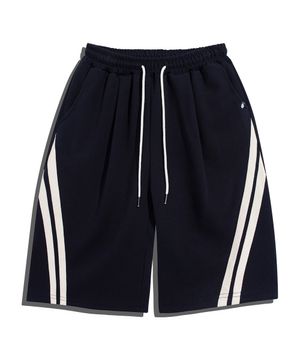 원턱 버뮤다 트랙 반바지 GP-509_네이비