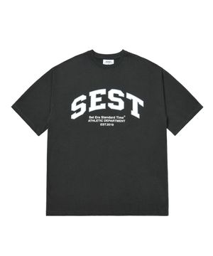 SET ERA 반팔 티셔츠 - 차콜