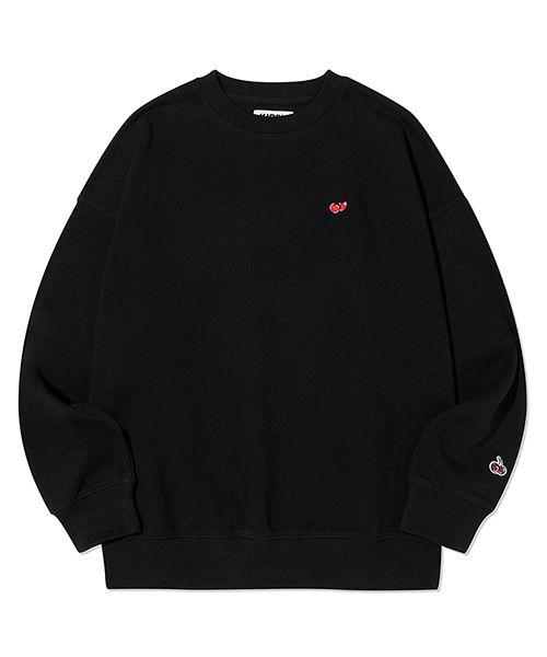 ★KIRSH★ Small Cherry Sweatshirt Black MUSINSA | KIRSH Small Cherry Sweatshirt [Black]
