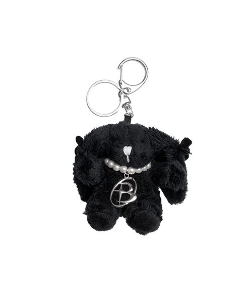 【BLACKPURPLE】24SS★ Bongbong Ribbon Rabbit Keyring MUSINSA | BLACK PURPLE Bongbong Ribbon Rabbit Keyring-Black
