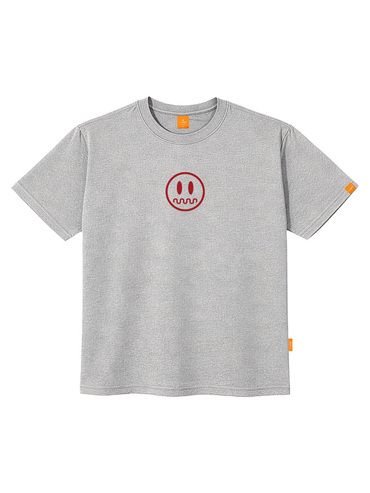 엘라모(LLAMO) 해피 반팔티셔츠 남녀공용 빅사이즈 S~4XL