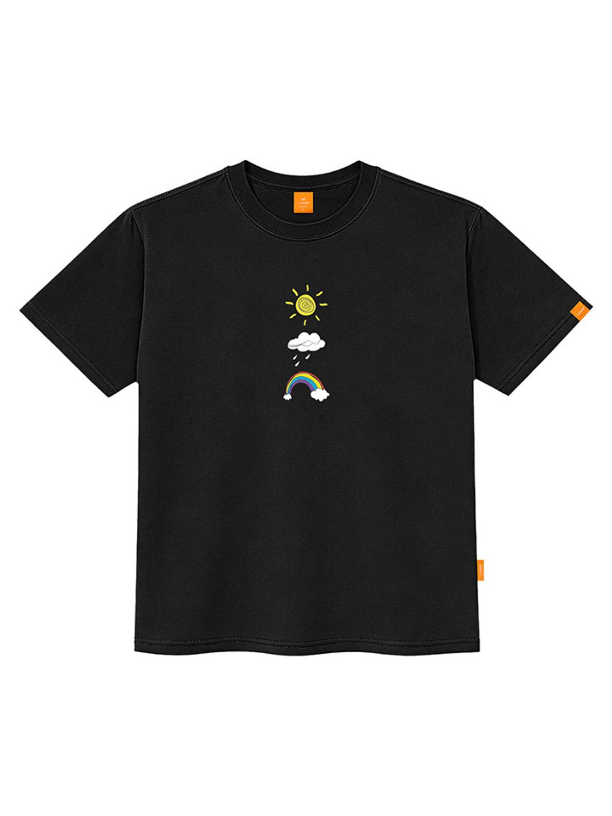 엘라모(LLAMO) 레인보우컴 반팔티셔츠 남녀공용 빅사이즈 S~4XL