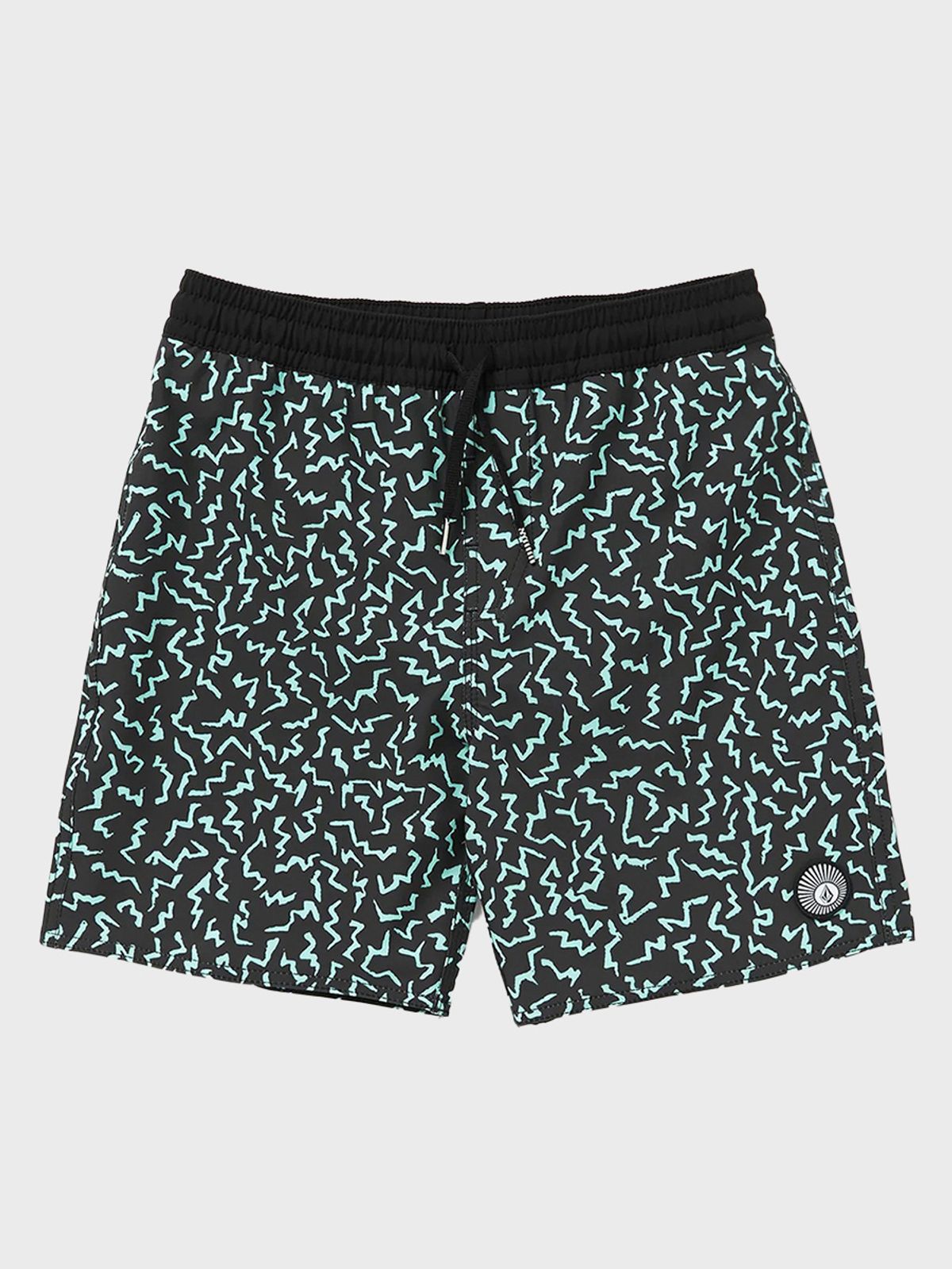볼컴(VOLCOM) 키즈 아스팔트 비치 트렁크(블랙)