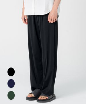 쿨링 원 턱 와이드 밴딩 팬츠 (3Color)