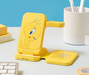 루니툰즈 트위티 벅스버니 3IN1 멀티 고속 무선충전거치대