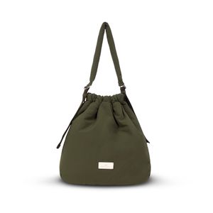 x도넛 까눌레 버킷백 카키