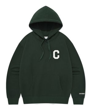 C 로고 후디 브리티쉬 그린