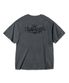 그래피티 로고 오버핏 반팔 티셔츠 (차콜)