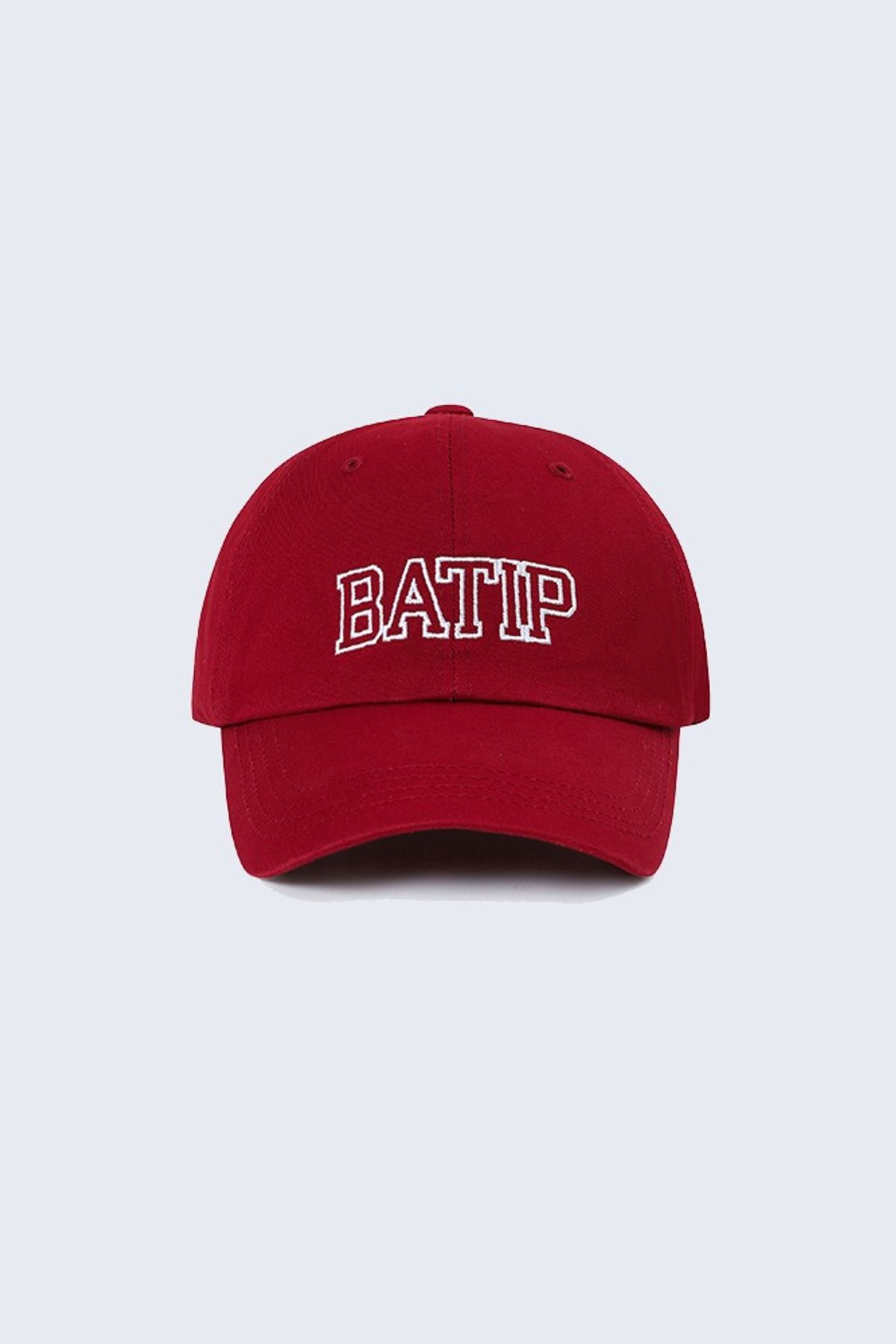바팁(BATIP) 워싱 로고 볼캡 레드