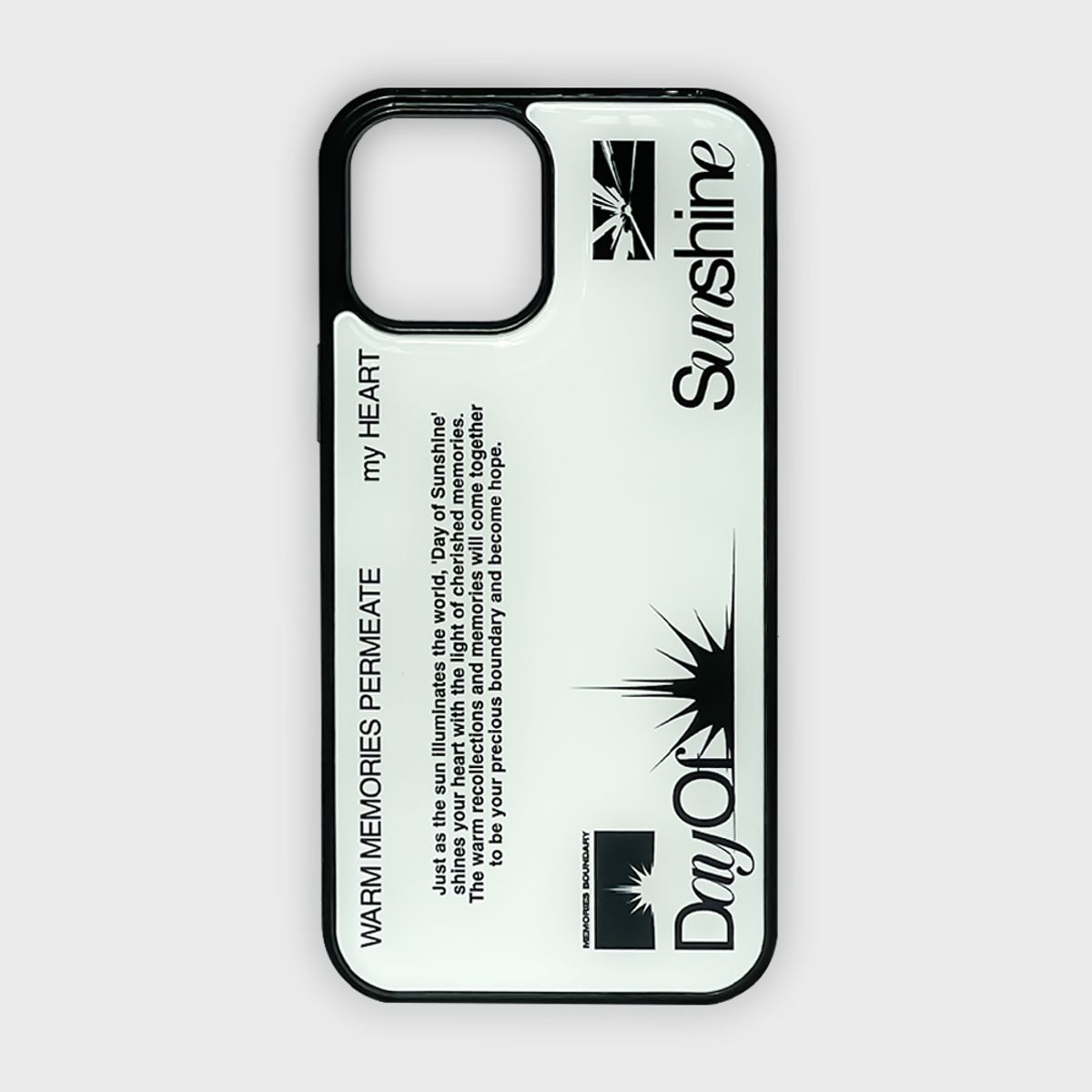 메모리즈바운더리(MEMORIESBOUNDARY) Day Of Sunshine Epoxy Phone Case (WH)